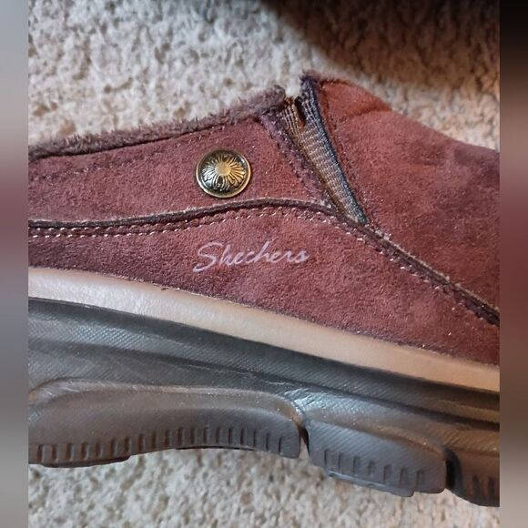 Sketchers Easy Going Latte Clogs Relaxed Fit Air-Cooled Memory Foam Sz 8 PRE-OWN - Picture 2 of 8